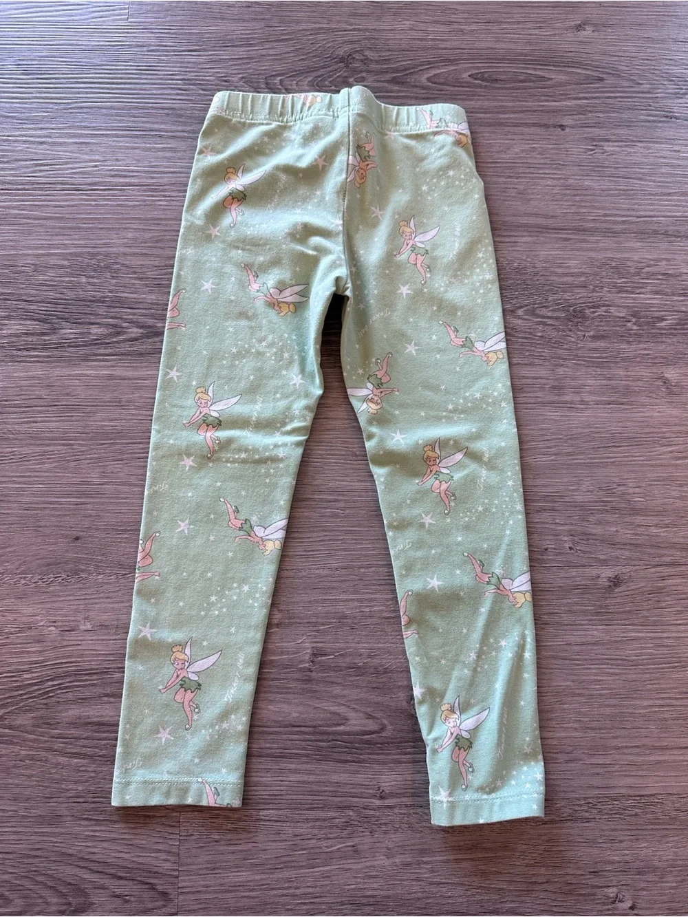Janie and Jack Tinker Bell Two-Piece Set - Sweatshirt & Leggings - Size 7